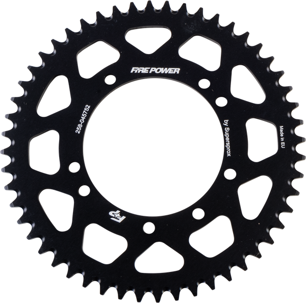 REAR SPROCKET ALUMINUM 52T BLK | FPA-457-52-BLK