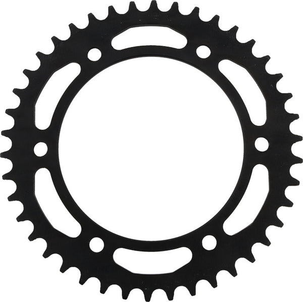 REAR SPROCKET STEEL 42T-520 BLK HON
