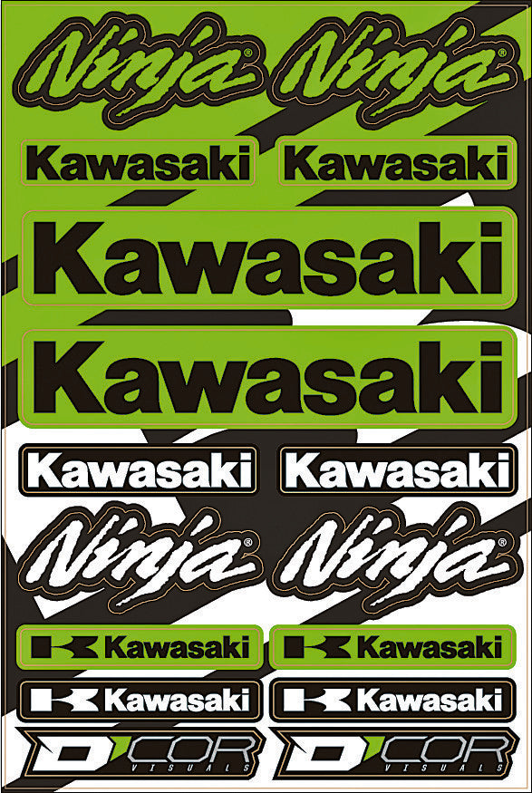 KAWASAKI STREET DECAL SHEET | 40-20-102