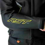 S1 D3O LEATHER JACKET BLK/GRY/FLO YEL SM