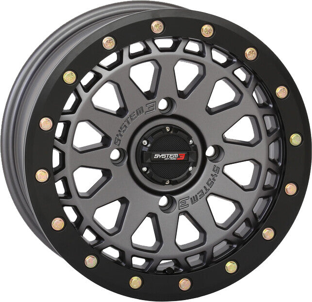 SB6 BL WHEEL 15X7 4+3 (+10MM) 4/156 GUN METAL GREY | 15S3-6655