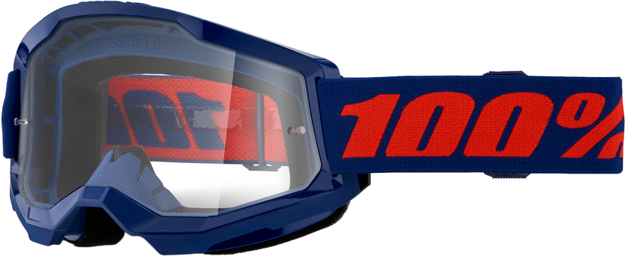 STRATA 2 GOGGLE NAVY CLEAR LENS