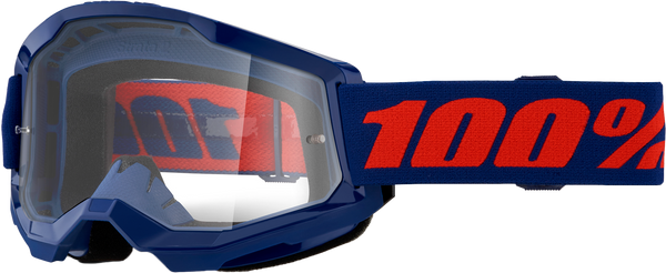STRATA 2 GOGGLE NAVY CLEAR LENS