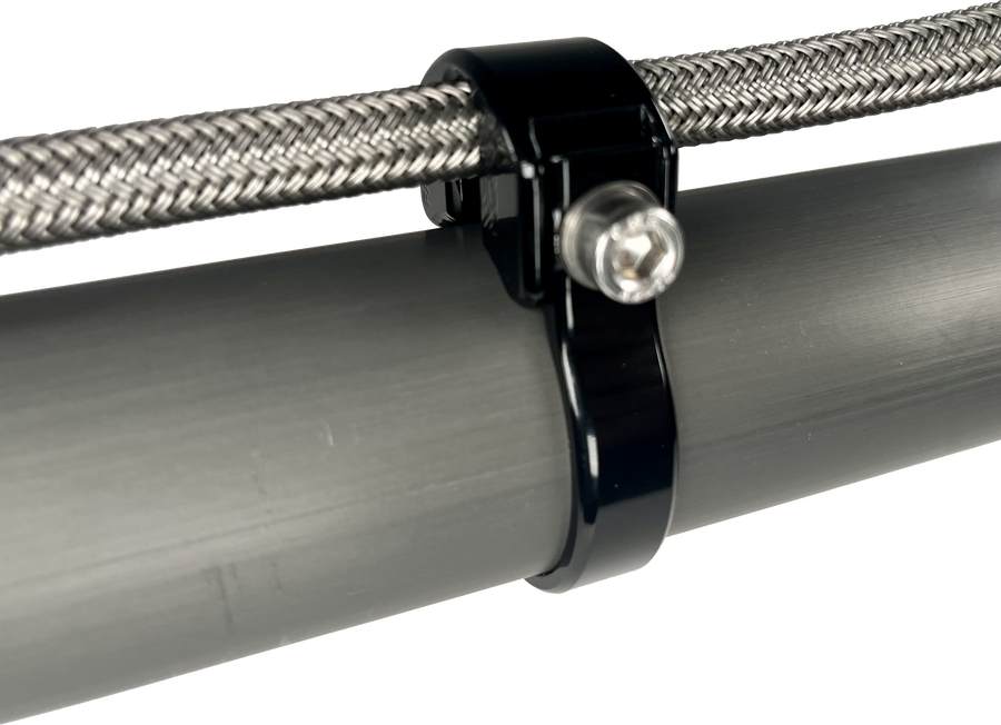 TUBING MOUNTED CABLE/LINE BLACK