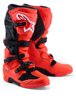 TECH 7 ENDURO BOOTS RED FLUO/BLK 13