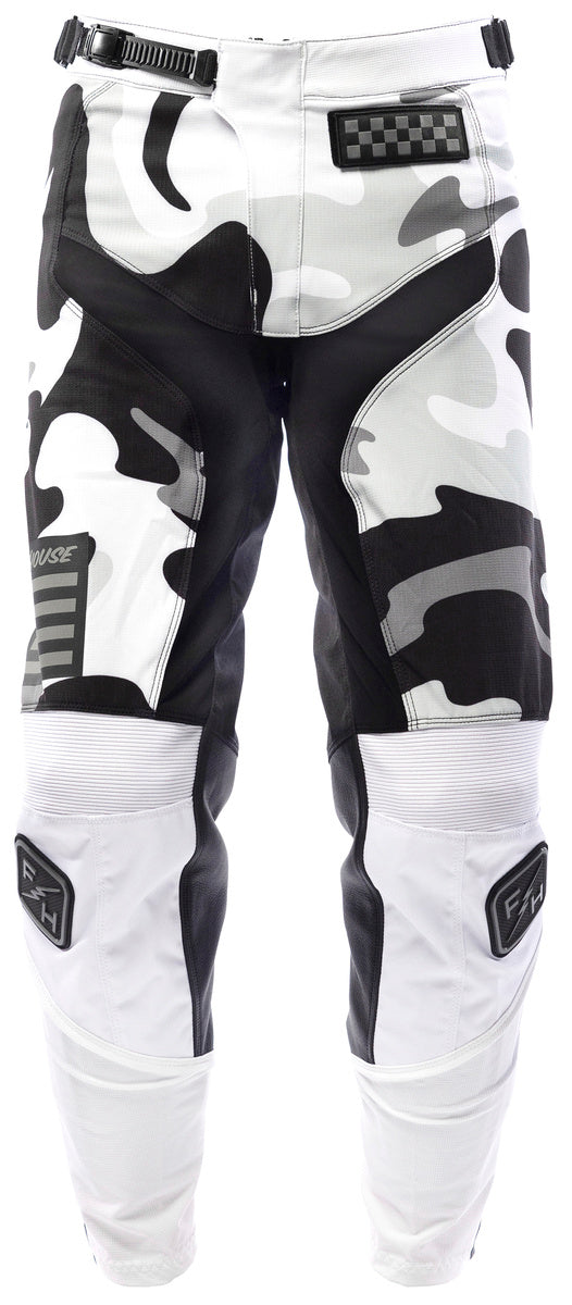 GRNDHOUS RIOT PANT WT/BK