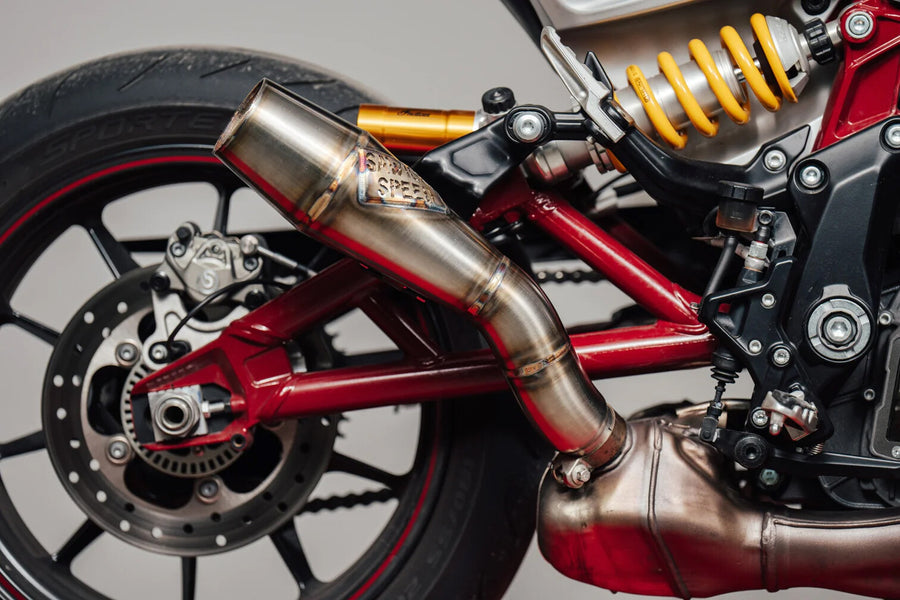 FTR 1200 SLIP-ON CANNON BRUSHED SS