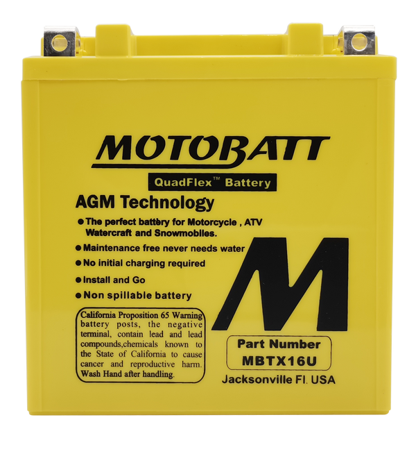 BATTERY MBTX16U SEALED FACTORY ACTIVATED | MBTX16U