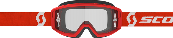 PRIMAL GOGGLE RED/WHITE CLEAR WORKS