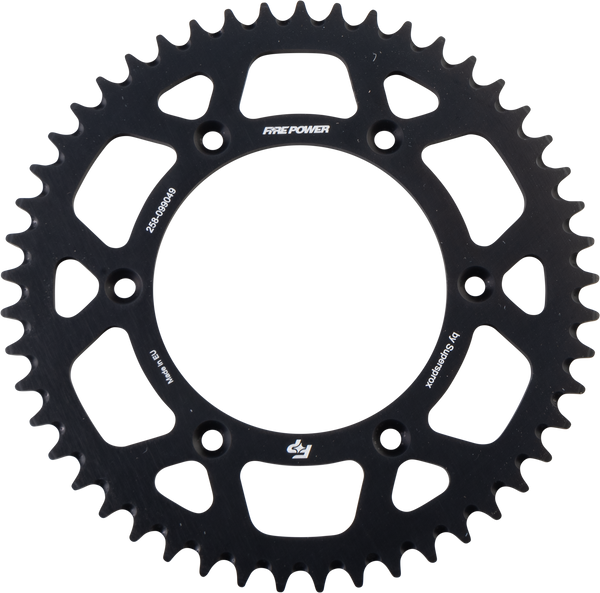 REAR SPROCKET ALUMINUM 49T BLK | FPA-990-49-BLK