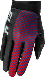 YOUTH F-16 GLOVES BLACK/RED/PURPLE YM | 379-211YM