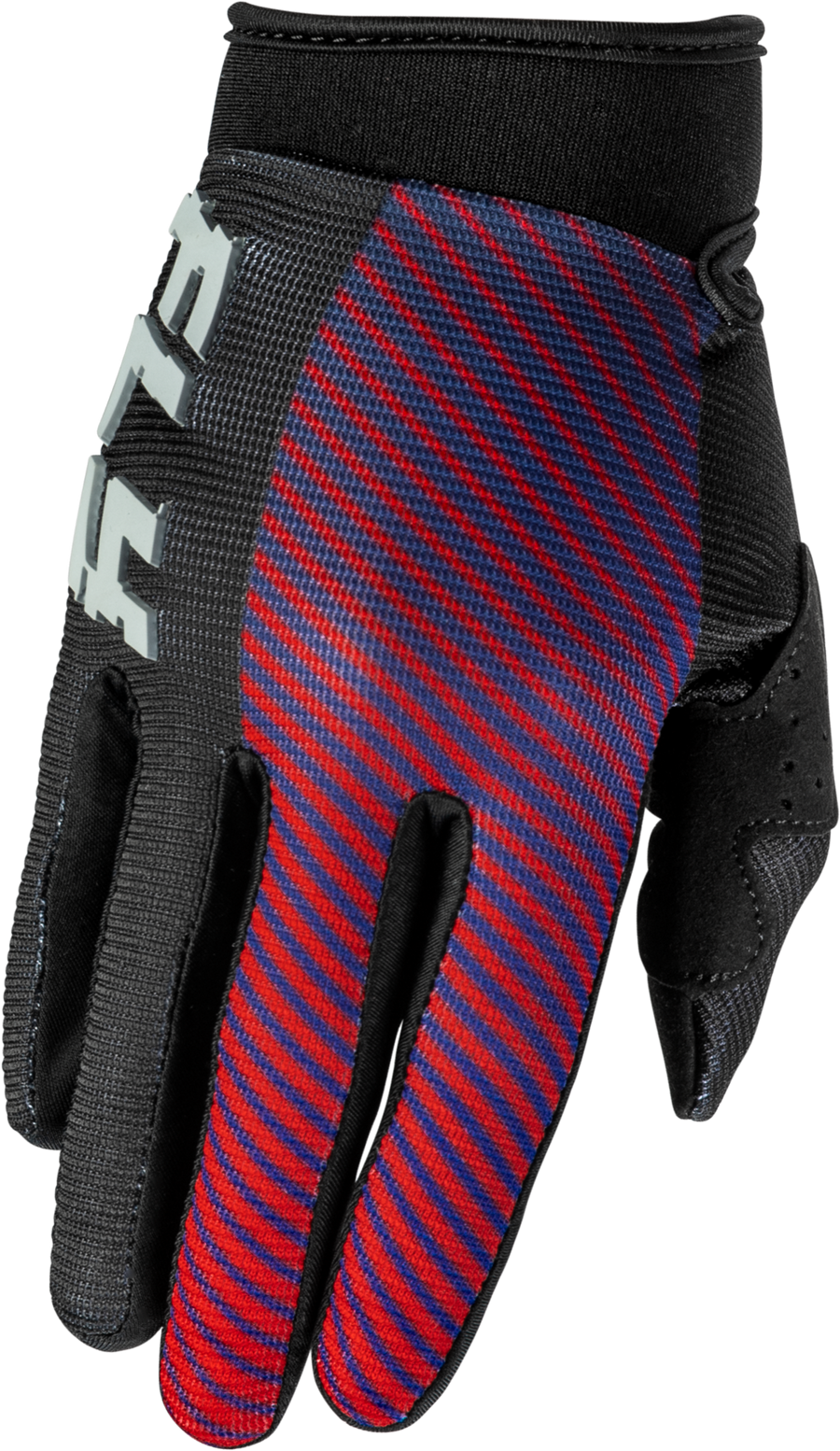 YOUTH F-16 GLOVES BLACK/RED/PURPLE YXS