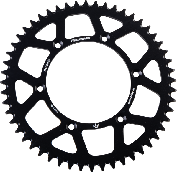 REAR SPROCKET ALUMINUM 52T BLK | FPA-245-52-BLK