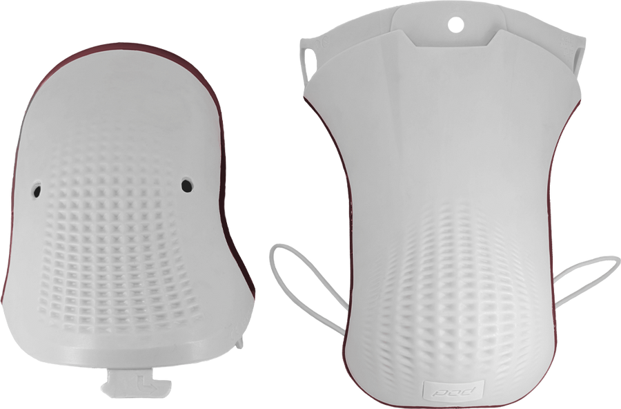 KX 3.0 CE2 IMPACT GUARD SET (LT) WHITE XS/SM