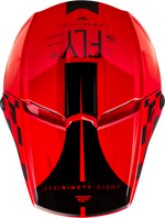 KINETIC LITE RIVAL HELMET GLOSS RED/BLACK