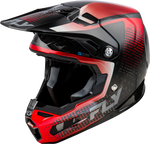 FORMULA S CARBON PROTOCOL HELMET BLACK CARBON/RED XL