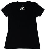 TM LOGO SS V TEE BLACK