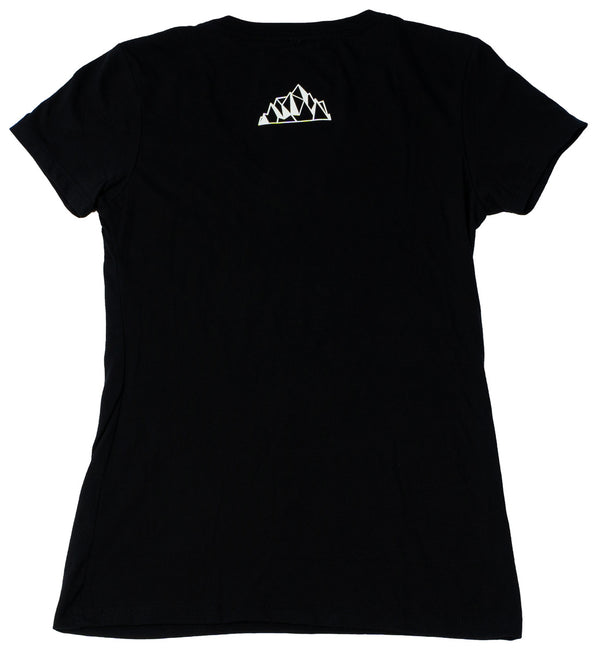 TM LOGO SS V TEE BLACK