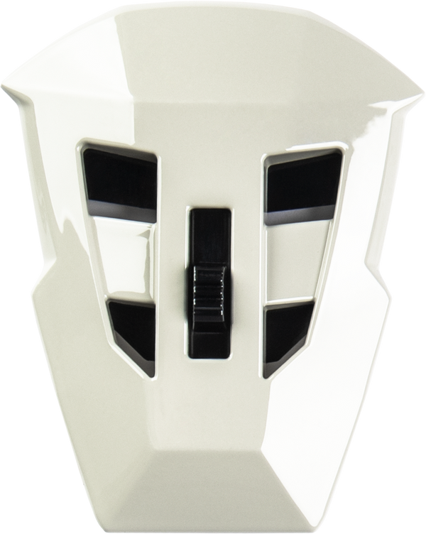 MD-74 MOUTH VENT W/SCREWS WHITE/RED
