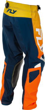 YOUTH KINETIC PANTS NAVY/ORANGE SZ 20