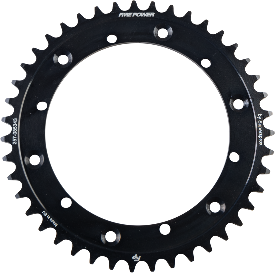 REAR SPROCKET STEEL 43T BLK