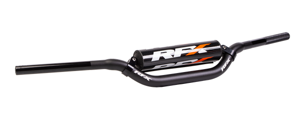F8 TAPER BAR 1 1/8" BLACK RC HIGH