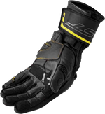 S1 GLOVE BLK/FLO-YEL LEATHER