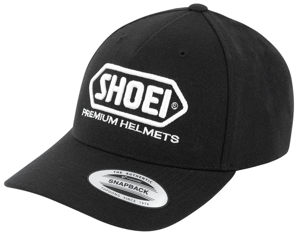 SHOEI CORP CURVED BILL BK/WH