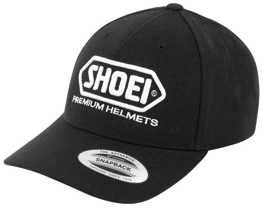 SHOEI CORP CURVED BILL BK/WH