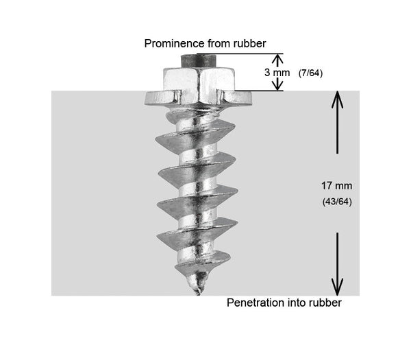 18MM SHOUDLER SCREW STUDS QTY 100 | SS-18100