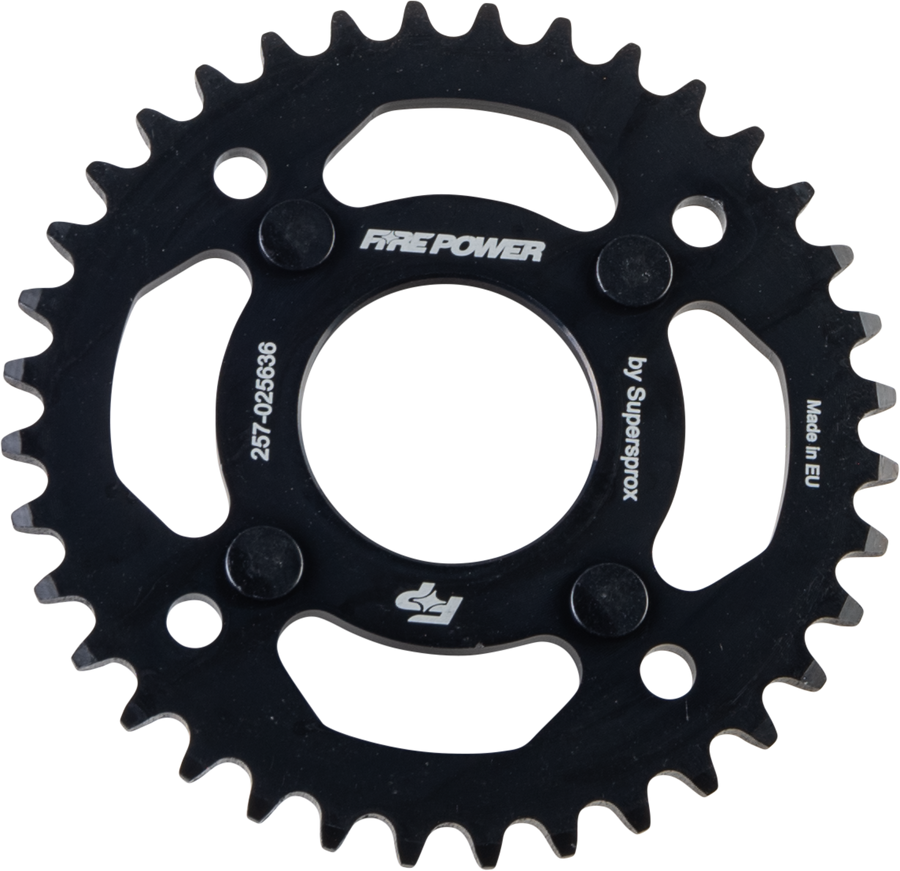 REAR SPROCKET STEEL 36T BLK