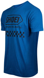 SHOEI CHECKERED TEE BL/BK