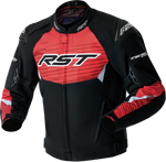 TRACTECH EVO D3O JACKET BLACK/FLO RED TEXTILE