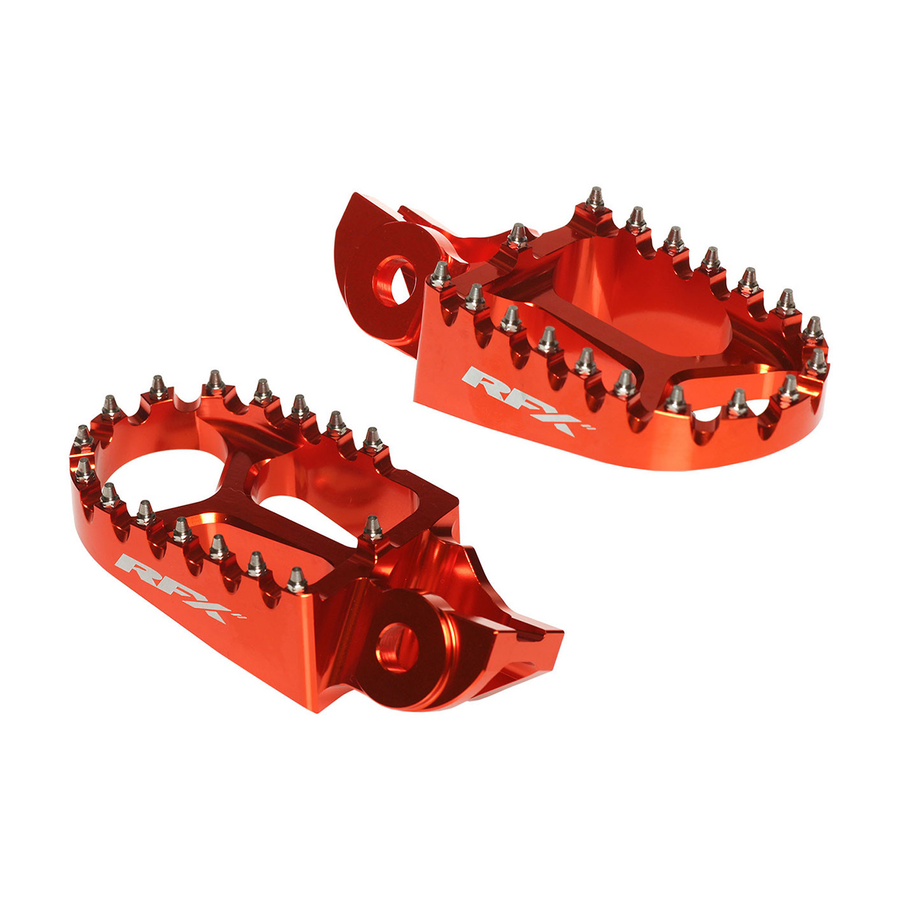 FOOTPEGS ORANGE KTM/HUSQ/GAS | FXFR 50300 99OR