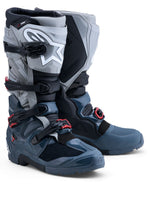 TECH 7 ENDURO DRYSTAR BOOTS DRK GRY/MID GRY/BR RED 14