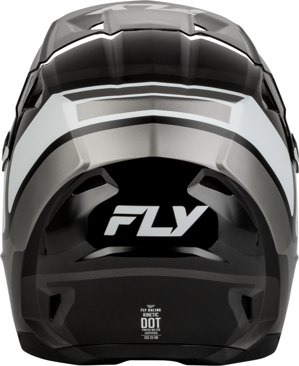 KINETIC SCRAP HELMET BLACK/WHITE/GREY