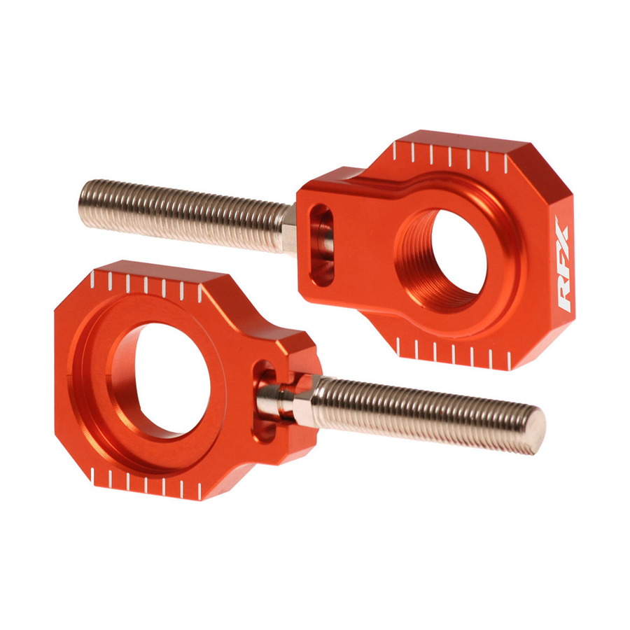 REAR AXLE BLOCKS ORANGE KTM | FXAB 50001 99OR