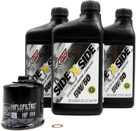 SIDEXSIDE OIL CHANGE KIT 5W50 /W OIL FILTER POL | KU-102