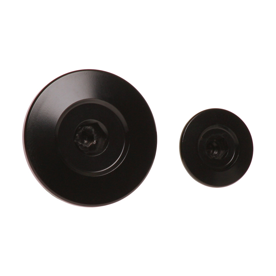 ENGINE TIMING PLUG SET BLACK KTM/HUSQ/GAS | FXEP 50100 99BK