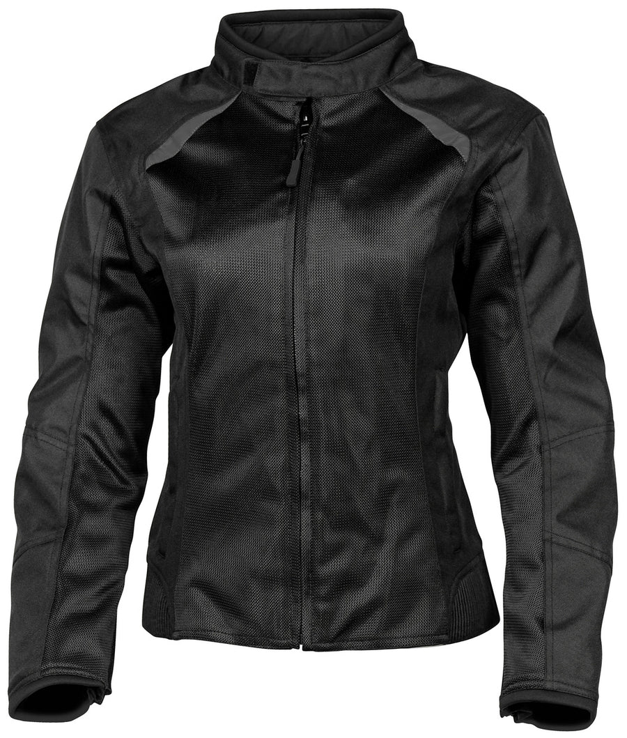 JOSEI MESH JKT BLACK WMN