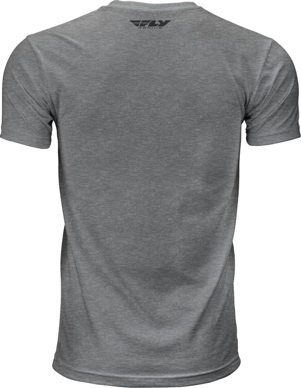FLY F-WING TEE DARK GREY HEATHER
