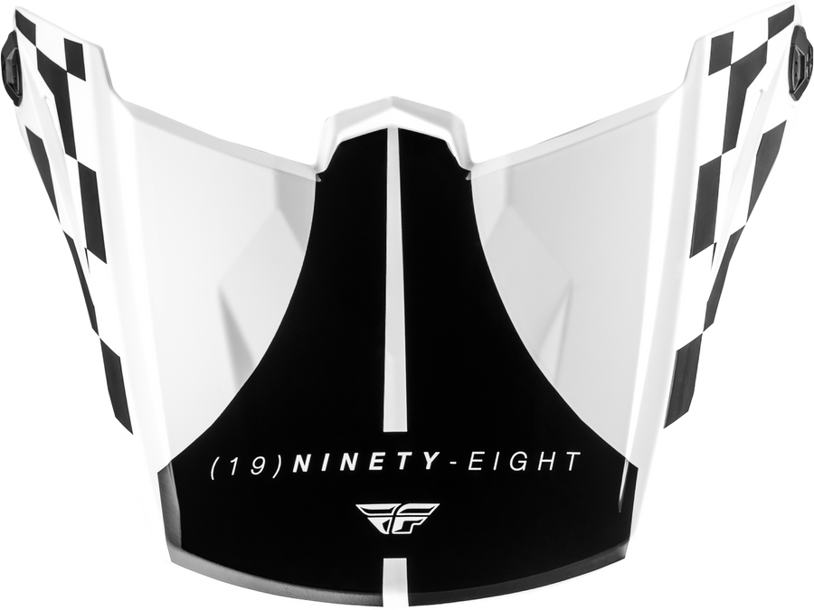 KINETIC LITE RIVAL HLMT VISOR GLOSS WHITE/BLACK
