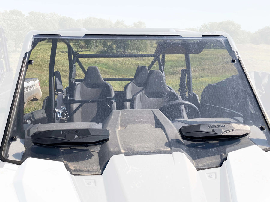 POLY FRONT WINDSHIELD FULL FIXED VENTED POL | 2791