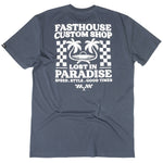 GETAWAY SS TEE INDIGO
