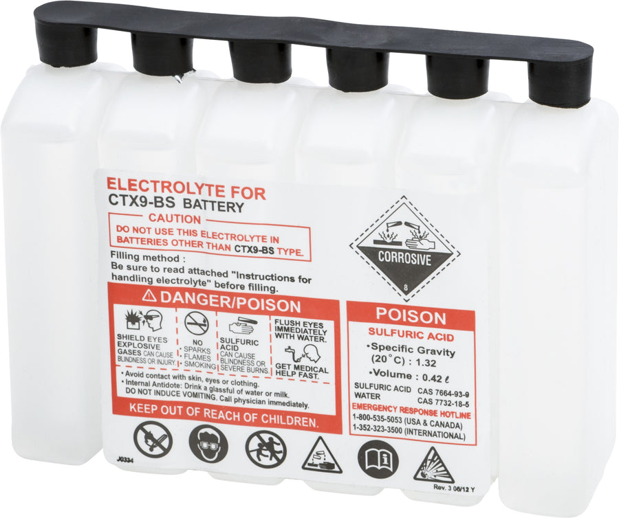 SEALED BATTERY ELECTROLYTE PACK 420CC