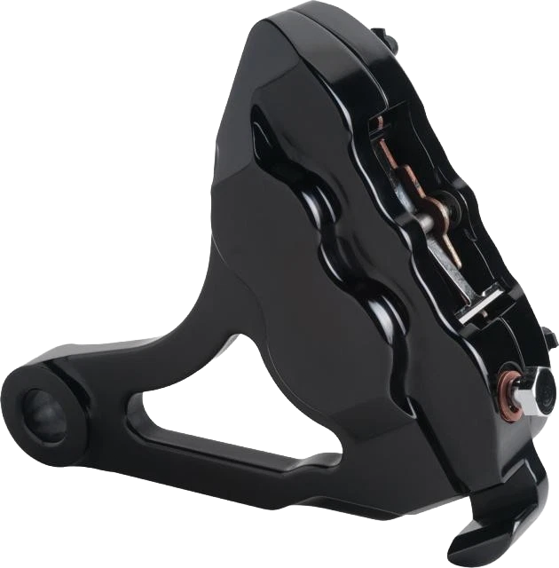 4 PIST REAR CALIPER KIT BLACK DYNA 06-07