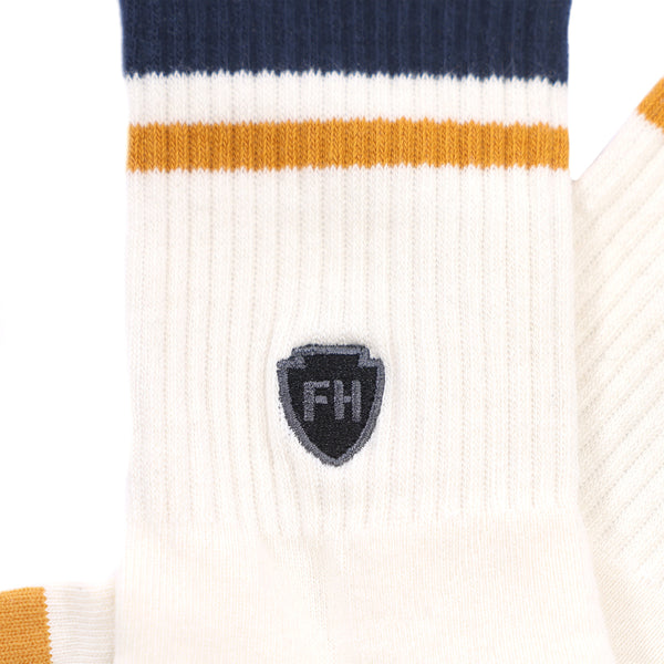 VENICE SOX OFF-WHT/NVY