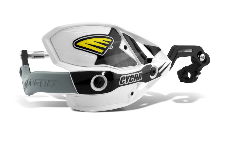 CRM WRAP AROUND HANDGUARDS 7/8" CLAMP - WHITE