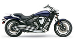 SPEEDSTER SWEPT F/S CHROME YAM WARRIOR 02-10 | 2222