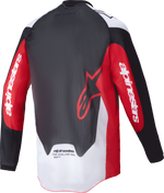 PRO-DURA JERSEY BLACK/BRIGHT RED/WHITE 2X